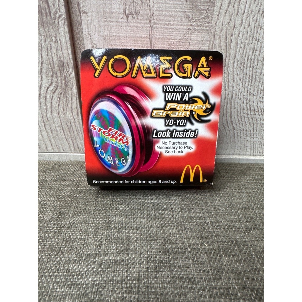 Yomega Firestorm Woofer McDonald's 2000 Yo-Yo #5 Red YoYo Happy Meal Premium